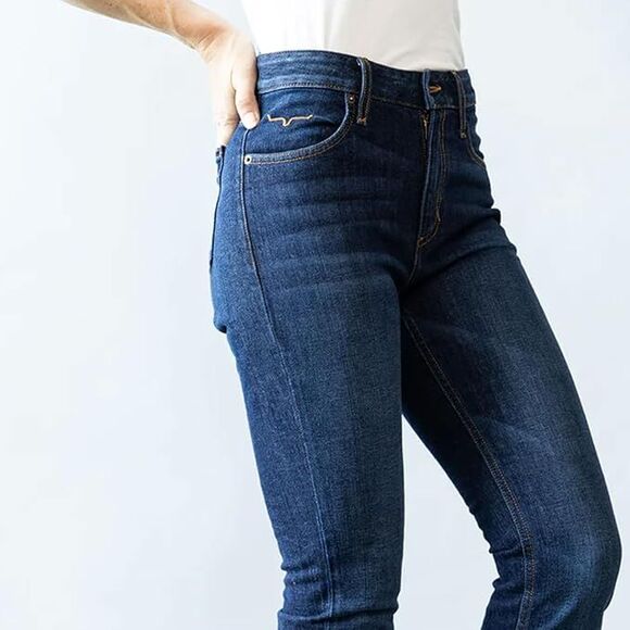 Kimes Ranch Jennifer Ultra-High Rise Riding Jeans for Women, Blue - Size 6-34 - Picture 4 of 4